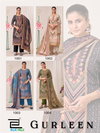 Gurleen By Blue Hills Muslin Digital Print Top With Bottom Dupatta Exporters In India